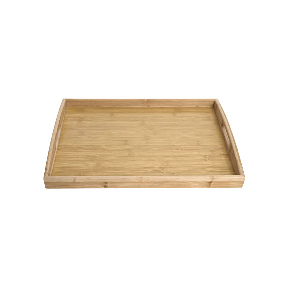 Wooden 46cm rectangular tray2