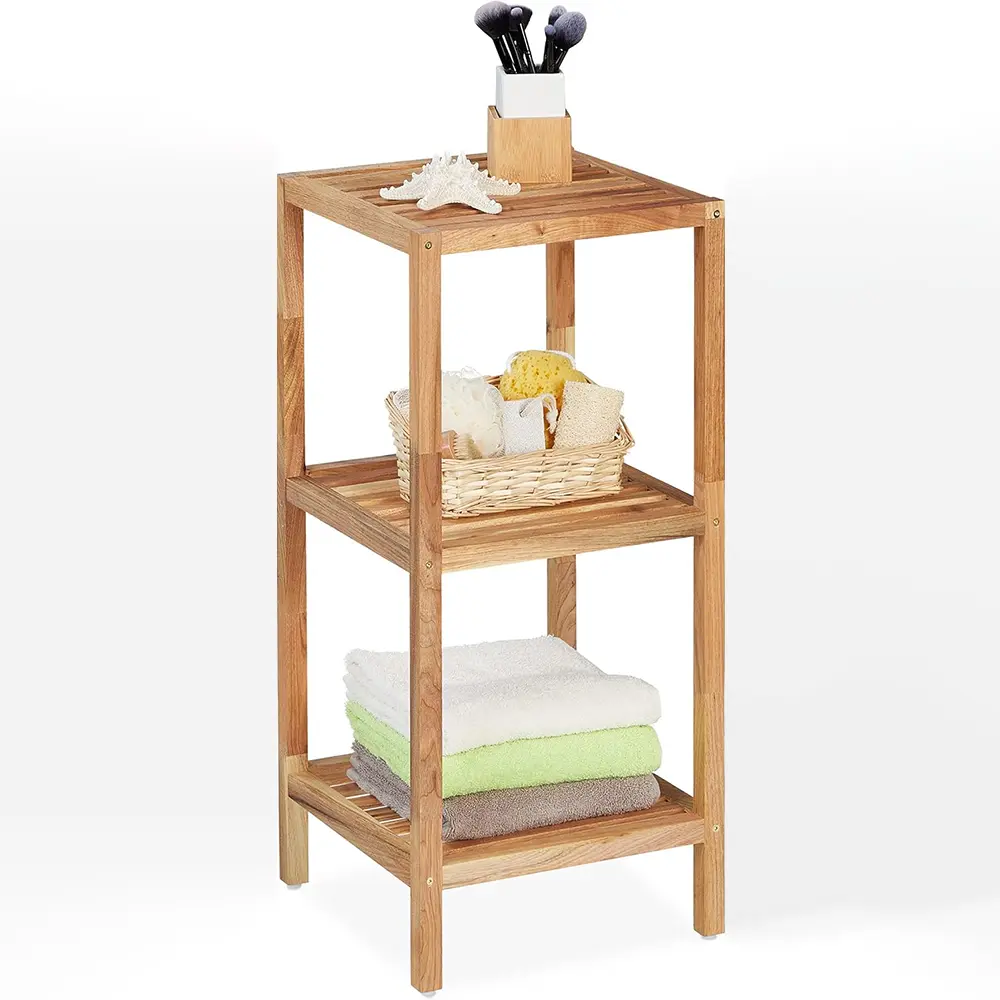Bamboo 3 tier 36x32x80cm bathroom stand1