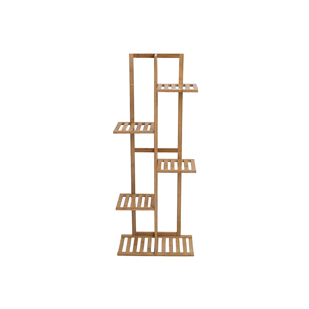 Bamboo 5 tier 20x40x103cm potted plant stand
