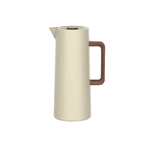 Dosthoff 1l beige vaccum with wooden handle