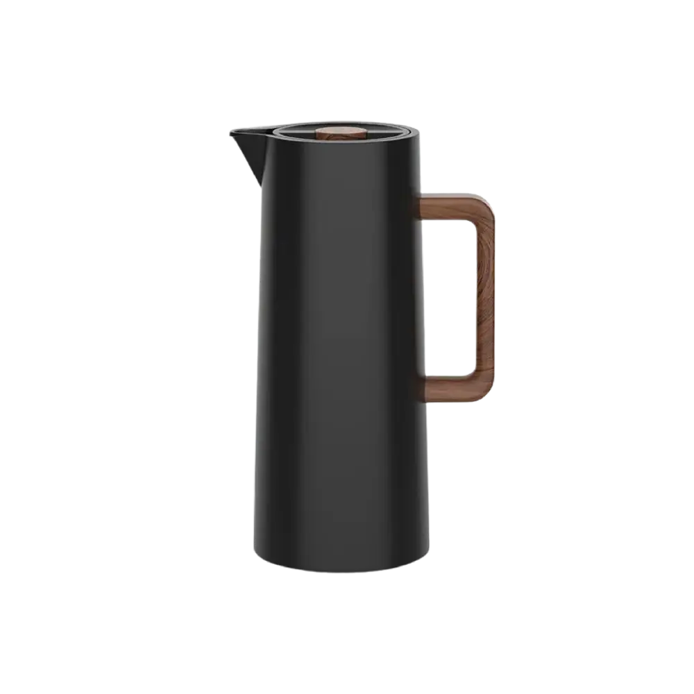 Dosthoff 1l black vaccum with wooden handle