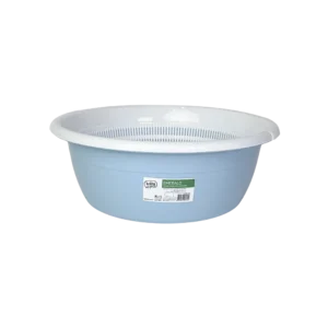Hobby life 15l blue bowl with strainer