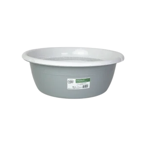 Hobby life 15l grey bowl with strainer