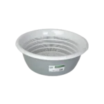 Hobby life 15l grey bowl with strainer2