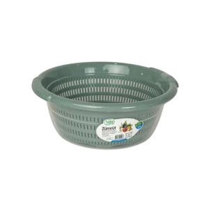 Hobby life 2.5l dark green strainer with transparent bowl