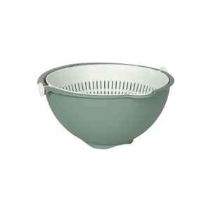 Hobby life 25x12cm blue bowl with rotary strainer