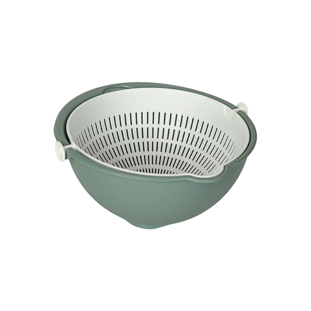 Hobby life 25x12cm blue bowl with rotary strainer2