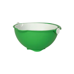 Hobby life 25x12cm green bowl with rotary strainer