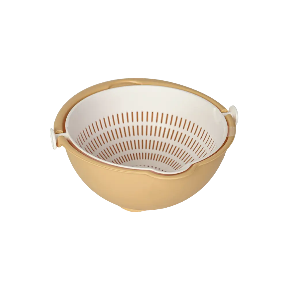 Hobby-Life-25x12cm-Yellow-Bowl-with-Rotary-Strainer2 Hobby life 25x12cm yellow bowl with rotary strainer2
