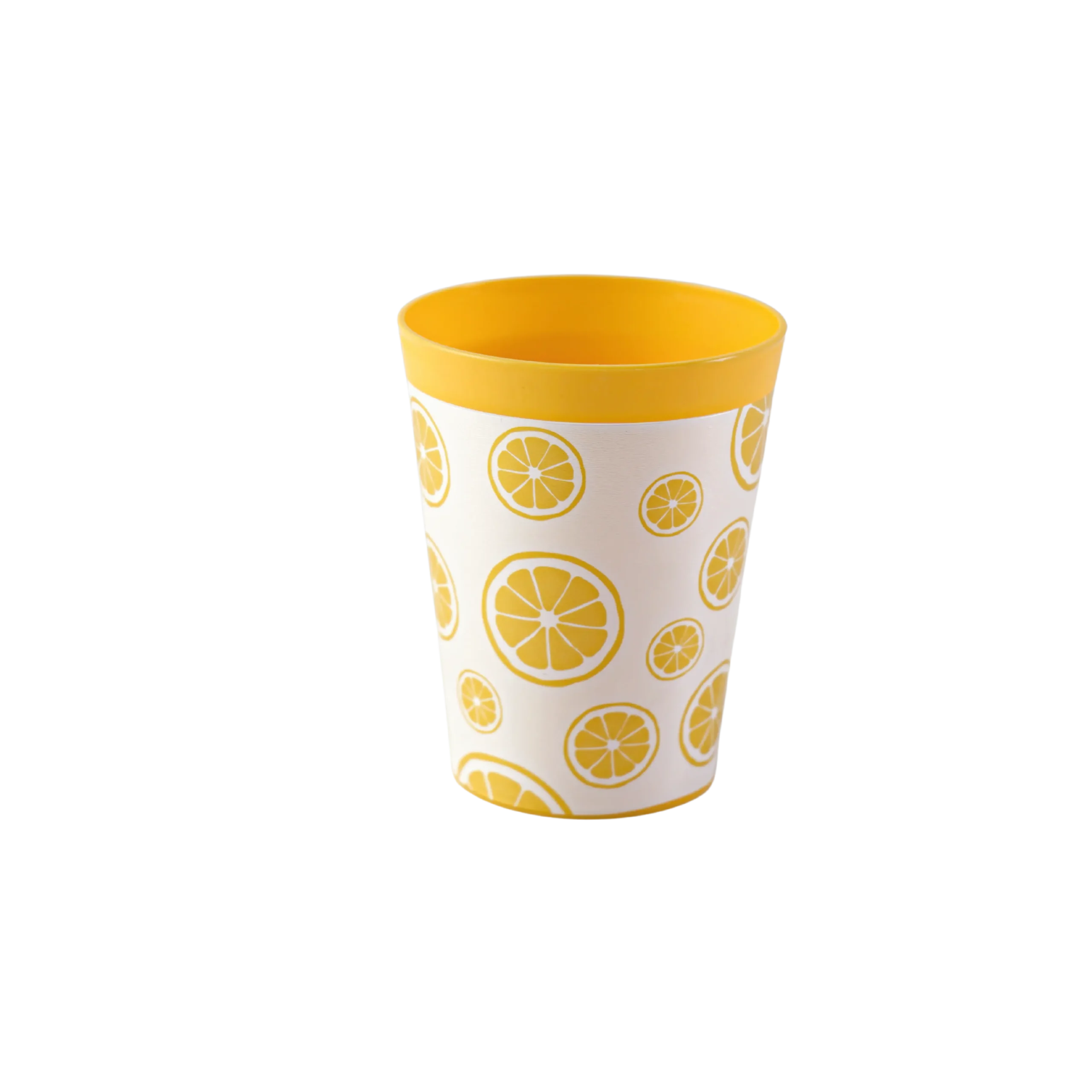 Hobby life 300ml plastic lemon design yellow cup