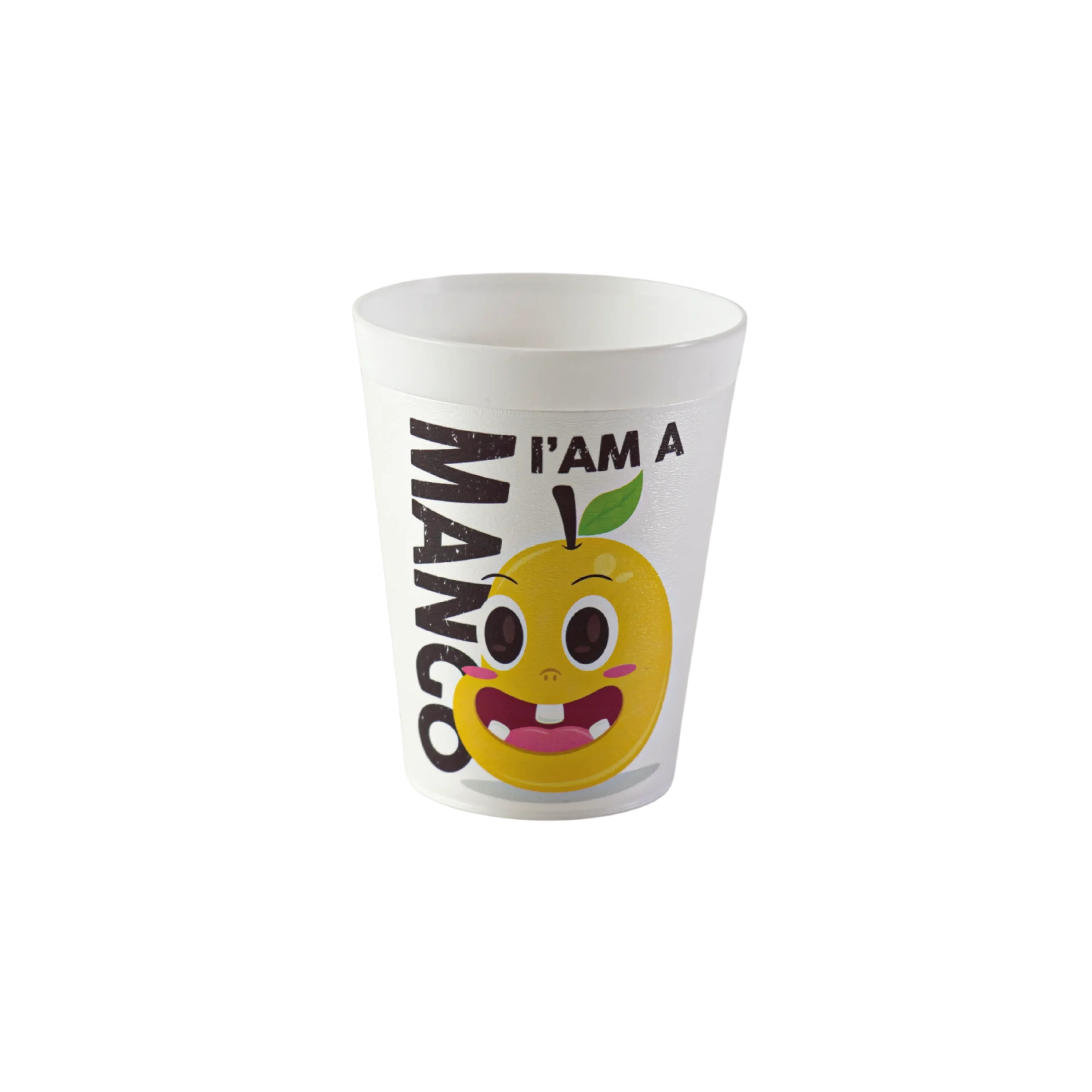 Hobby-Life-300ml-Plastic-Mango-Design-White-Cup Hobby life 300ml plastic mango design white cup