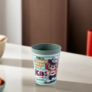 Hobby life 300ml plastic patterend green cup1