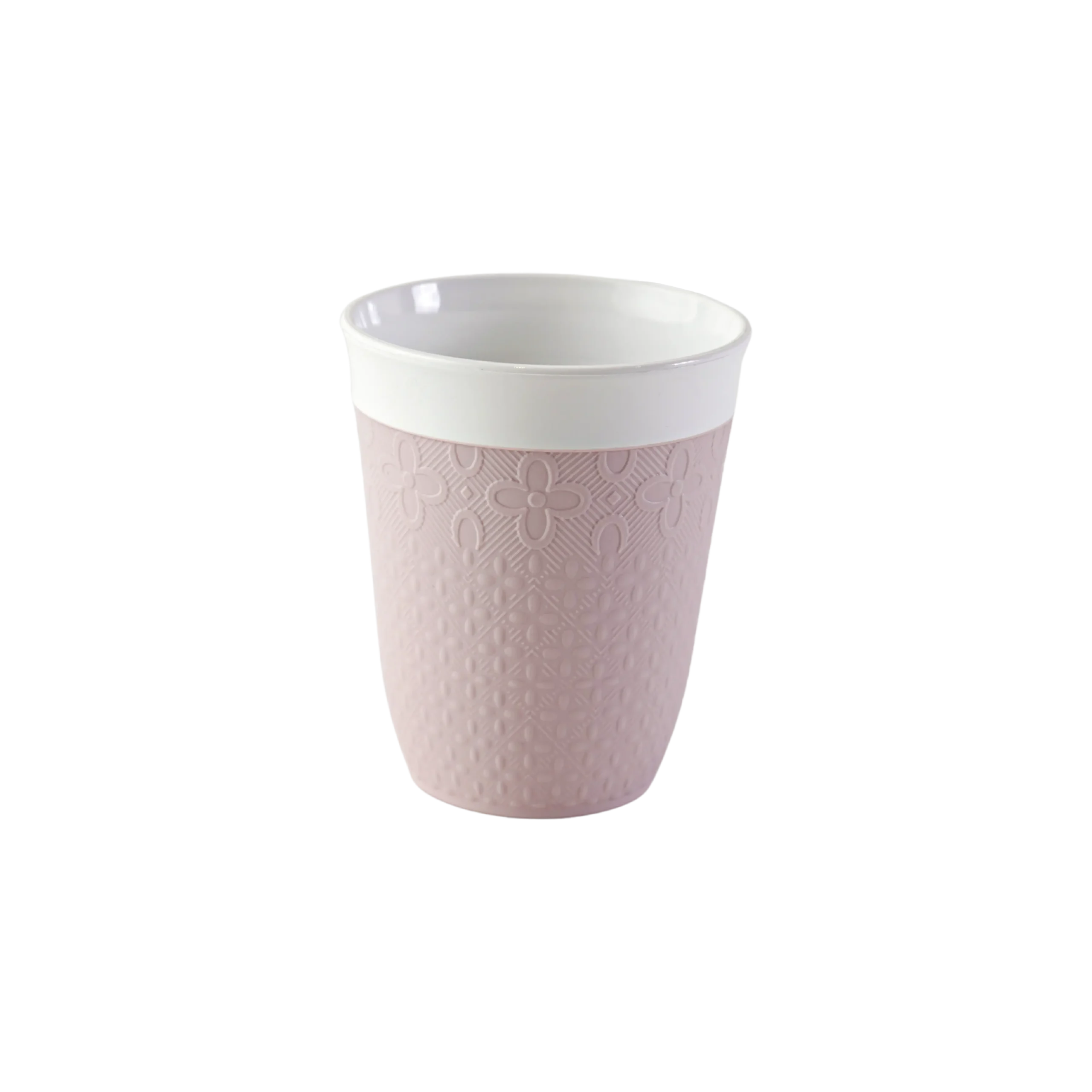 Hobby life 350ml pink daisy glass