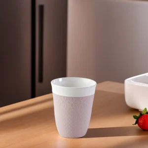 Hobby life 350ml pink daisy glass1