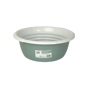 Hobby life 7l greenish blue bowl with white strainer