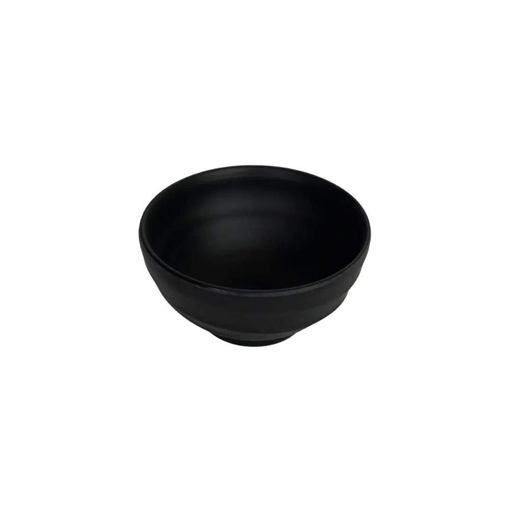 Melamine black sauce cup