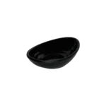 Melamine small black sauce plate