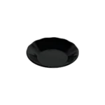Melamine small black serving plate