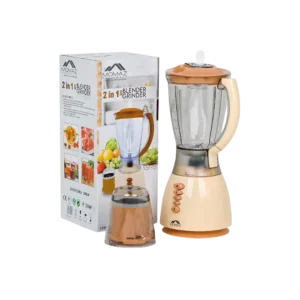 Momaz 1.5l beige blender with grinder