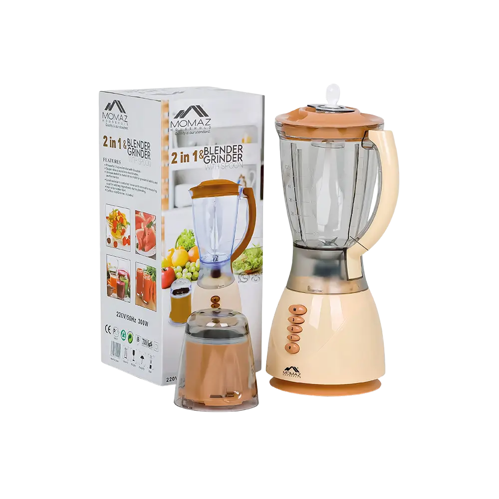 Momaz 1.5l beige blender with grinder
