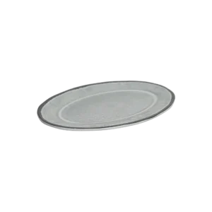 Momaz 12in hammered melamine oval plate
