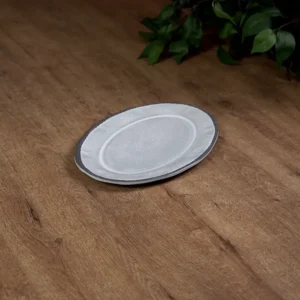 Momaz 12in hammered melamine oval plate1