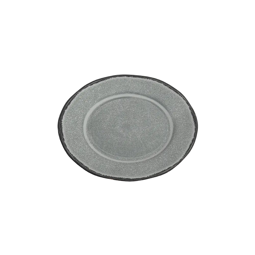 Momaz 6in hammered melamine flat plate