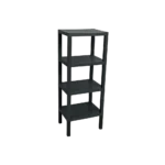Plastic 4 tier 29x38x100cm grey stand2