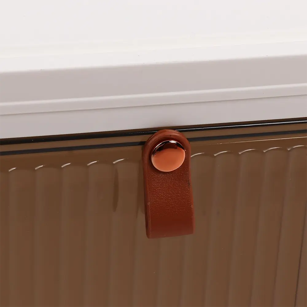 Plastic 4 tier 33x43x95cm storage cabinet3