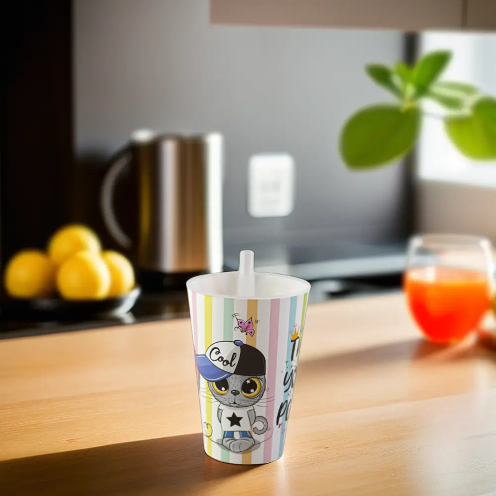 Plastic-Cat-Design-Colored-Pipette-Cup1 Plastic cat design colored pipette cup1