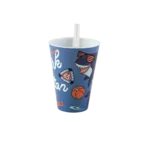Plastic shark design blue pipette cup2