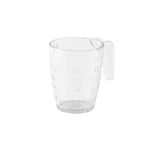 Plexi transparent cup with handle