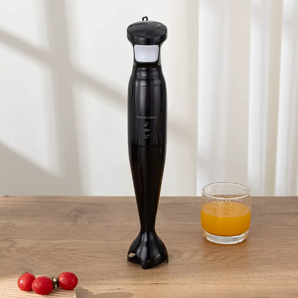 Slivers criest 300w black stainless hand blender1