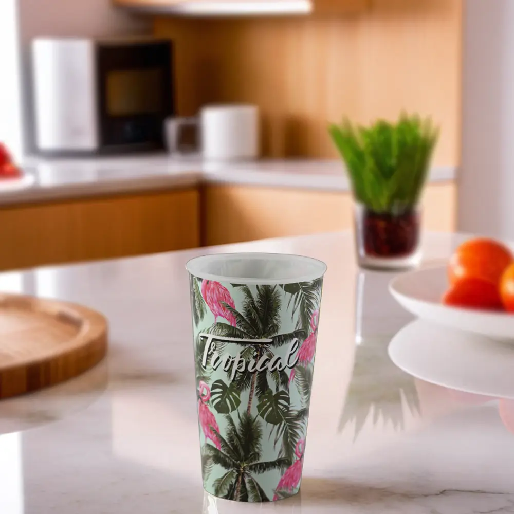 Titiz 650ml flamingo design ruby cup1