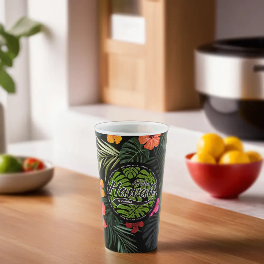 Titiz 650ml hawaii design ruby cup1