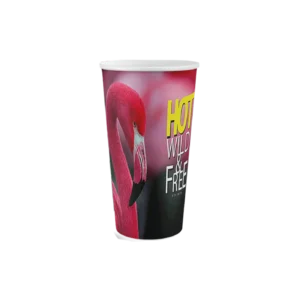 Titiz plastic 650ml flamingo design 3d ruby cup