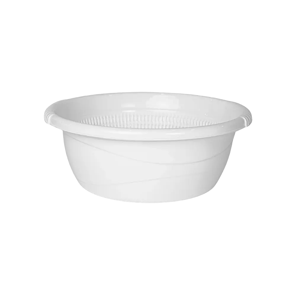 Tuffex 7l white bowl with strainer