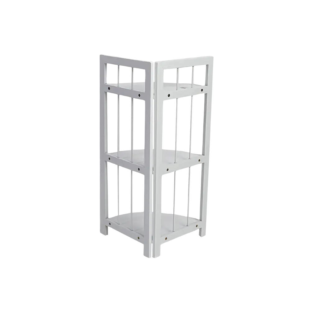 Wooden 3 tier 43x75cm white stand1