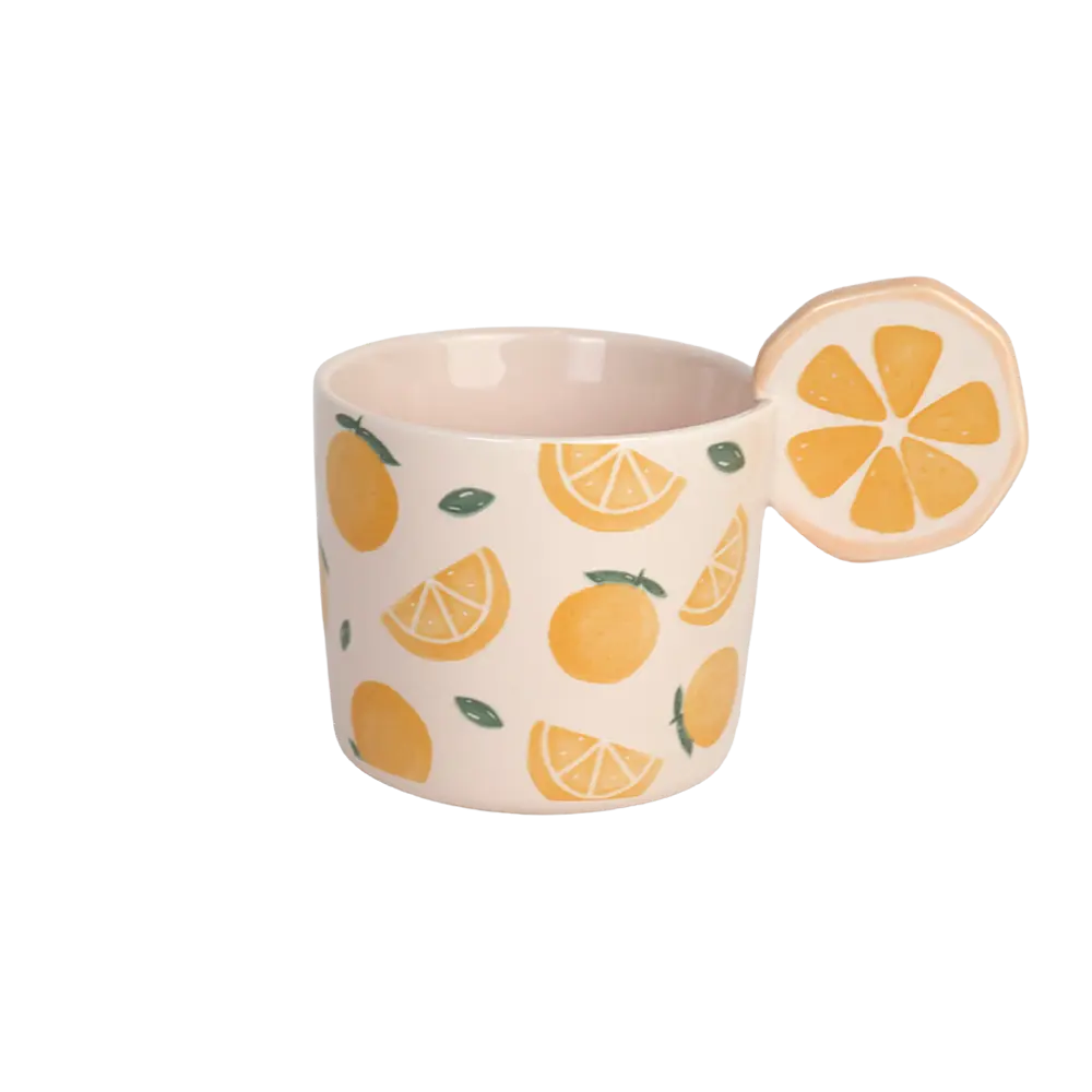 Ceramic-375ml-Fruit-Design-Mug-with-Orange-Shaped-Handle Ceramic 375ml fruit design mug with orange shaped handle