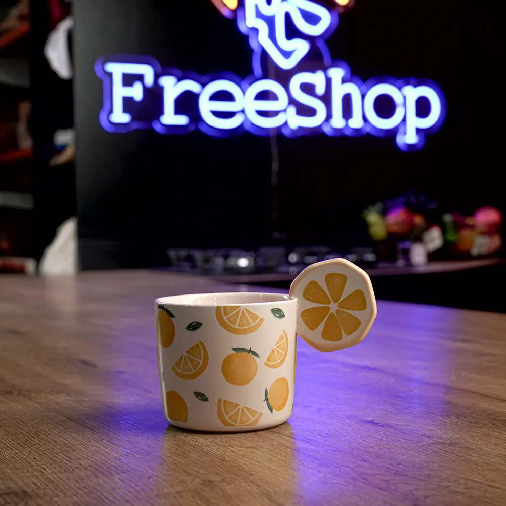 Ceramic-375ml-Fruit-Design-Mug-with-Orange-Shaped-Handle1 Ceramic 375ml fruit design mug with orange shaped handle1