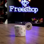 Ceramic 375ml fruit design mug with peach shaped handle1