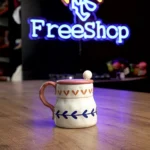 Ceramic-450ml-Beige-Mug-with-Orange-Lid-&-Spoon1 Ceramic 450ml beige mug with orange lid & spoon1