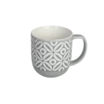 Danny-Home-400ml-Ceramic-Patterned-Design-Light-Grey-Mug Danny home 400ml ceramic patterned design light grey mug