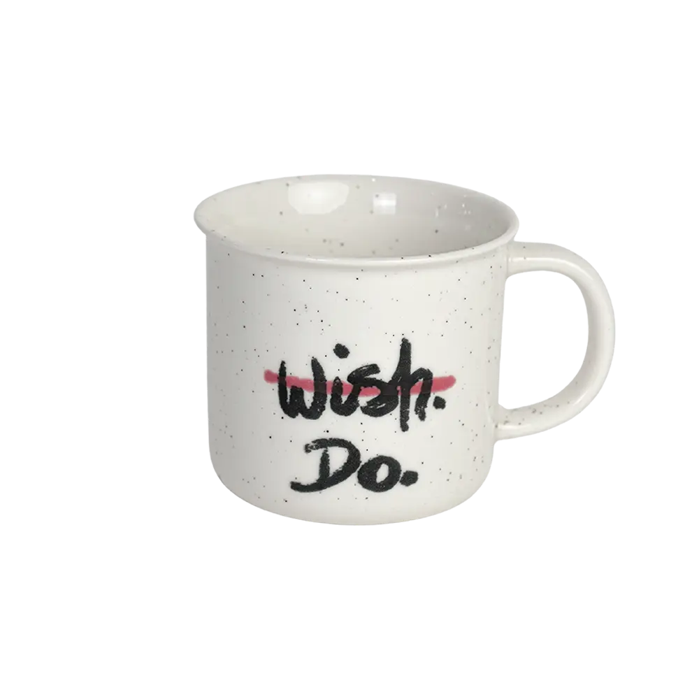 Danny-Home-Ceramic-350ml-Wish-Do-Design-White-Mug Danny home ceramic 350ml wish do design white mug