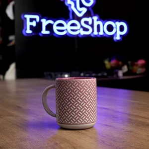 Danny home ceramic 450ml red mug1