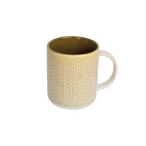Danny home ceramic 450ml yellow mug