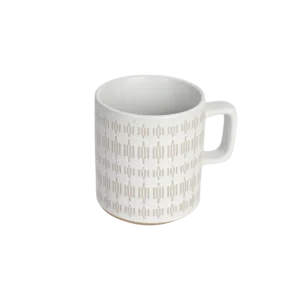 Danny home ceramic white & beige mug