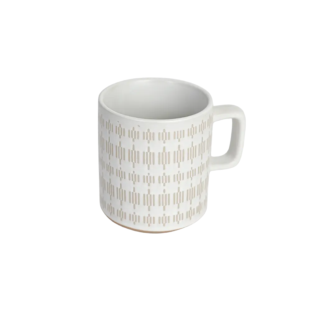 Danny-Home-Ceramic-White-&-Beige-Mug Danny home ceramic white & beige mug