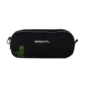 Exsport 2526103 the real boss design 2 zippers pencil case