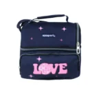 Exsport 2526105 love design 2 zippers lunch bag